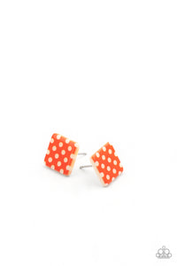 Starlet Shimmer Earrings "Polka dot Squares"