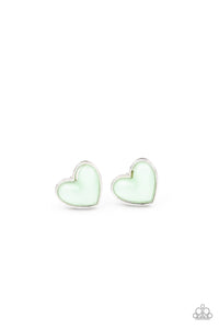 Starlet Shimmer Earring  "Pale Hearts"